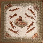 SPECIAL EDITION HERMES Vintage Scarf Jacquard “KENYA", 1988