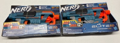 Lot of 2 Hasbro Nerf Elite 2.0 Commander RD-6 Blasters New In Box
