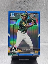 2018 Bowman Draft Chrome Jameson Hannah Blue 1st Bowman 41/150!