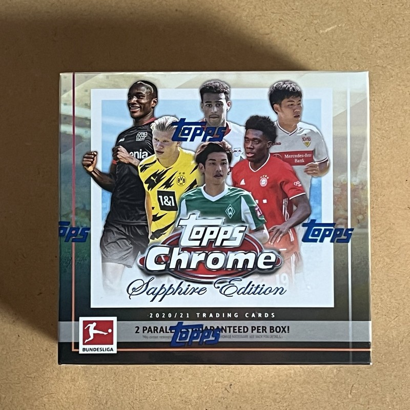 2020/21 Topps Chrome Bundesliga Sapphire Edition Box Football Soccer NEW SEALED