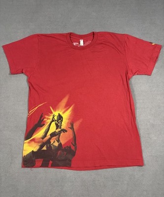 TFO Darth Maul Holding Shadow Lord T Shirt Mens Large Red Graphic Short Sleeve