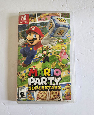 Nintendo Mario Party Superstars (Nintendo Switch) Multiplayer E Game Card & Case