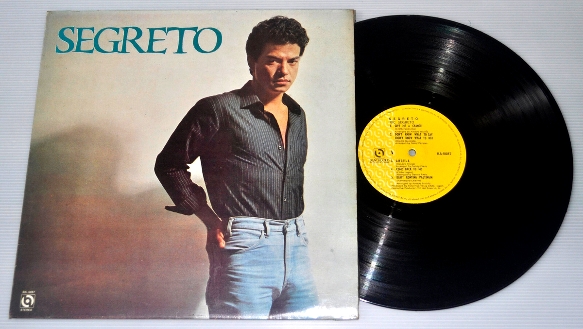 Philippines RIC SEGRETO Segreto OPM LP Vinyl BLACKGOLD 1st