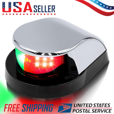 #ad #ad Boat Navigation Lights Red and Green LED Marine Navigation Light Boat Bow Light $10.99