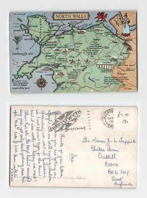 Postkarte - Bildkarte von Nordwales, J. Salmon - VERÖFFENTLICHT 1965