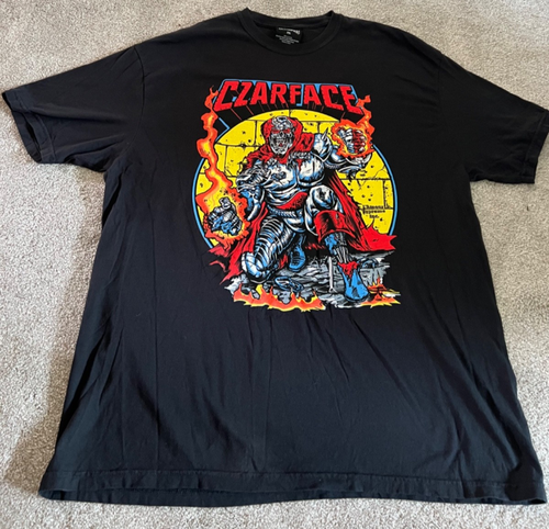 Official Czarface BLACK Tee Shirt 2XL XXL Wu-Tang Clan Rap Hip Hop Made in USA - Picture 2 of 5