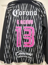 Guillermo Ochoa 13 Mens MEDIUM Goalkeeper Home Jersey Breast Cancer Liga Mx