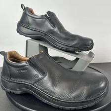Red Wing 8700 Black Leather Slip Oil Resistant Slip On Shoes Mens 11 B MODIFIED