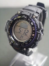 Casio CASIO Quartz Digital Triple Sensor  Belt SGW 1000 Men s Wristwatch aa764 W