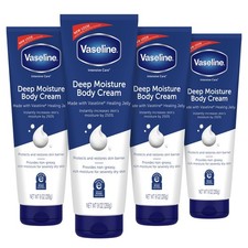Vaseline Intensive Care Body Cream Deep Moisture 4 pk 9 Ounce Pack of 4