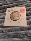 1902 Liberty Head Or Barber Silver Quarter