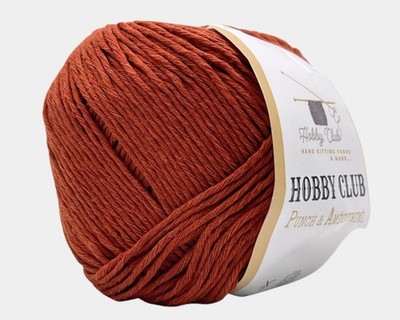 10x 50gr Baumwolle Baby/Natural Cotton Amigurumi & Punch 500g Terracotta