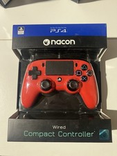 Manette filaire Compact Controller Rouge pour PS4 compatible PC PlayStation 4