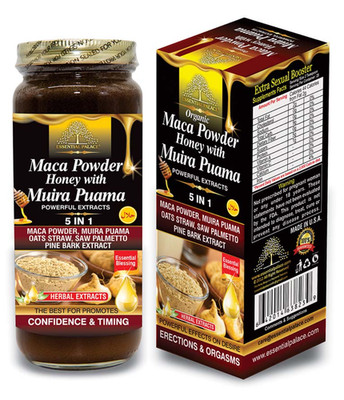 Organic Maca Powder Honey with Muira Puama | ESSENTIAL PALACE