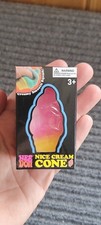 NeeDoh Nice Cream Cone Pink Squishy Toy Schylling Squeeze Nee Doh Ice Authentic