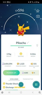 Pokemon Go Shiny Pikachu Trikot 