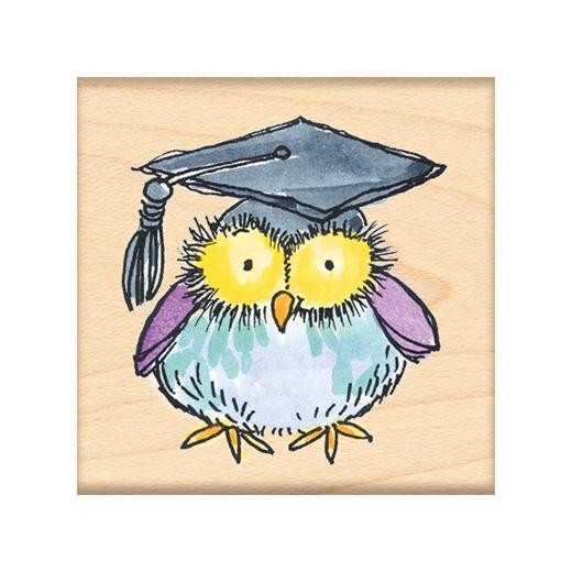 Penny Black Wood Mounted Rubber Stamp - Very Wise 4321F