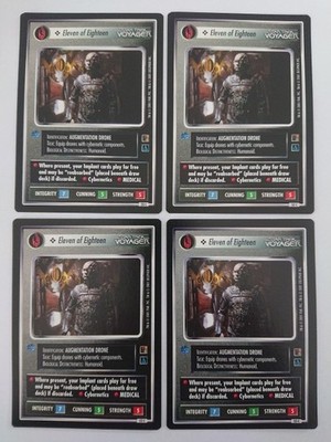 Star Trek CCG - The Borg - 4x Eleven of Eighteen