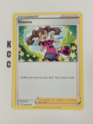 Shauna 240/264 Regular Fusion Strike Pokemon TCG
