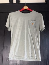 Carhartt Pocket T-Shirt Mens L  Gray Utility Workwear Construction