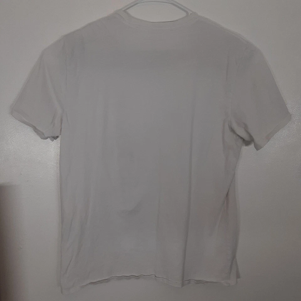 Karl Lagerfeld Paris Adult Mens L White Short Sleeve T Shirt - Image 4 of 4
