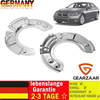 2x DECKBLECH BREMSSCHEIBE VORNE LINKS + RECHTS FÜR BMW 5ER 6ER 7ER F10 F11 F12