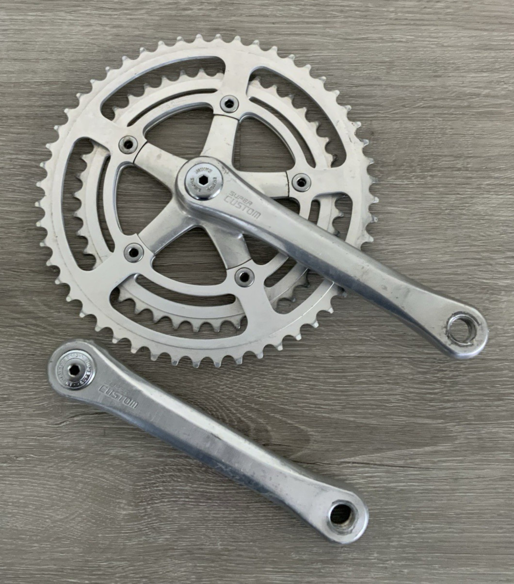 SR SUPER CUSTOM CRANKSET DOUBLE 42-52 TOOTH 170 MM ARMS 6, 7