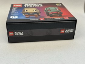 SDCC 2017 LEGO Brickheadz 41496 Supergirl & Martian Manhunter DC NEW SEALED