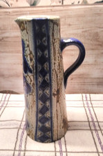 Alter schöner  Tonkrug  gemarktet Handarbeit WE - 17-25 -GR 28cm