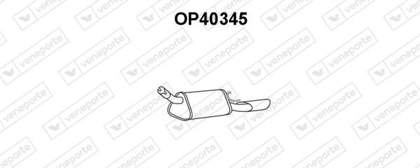 Silencieux arrière Opel Tigra 1.6 16V pot echappement Vauxhall Tigra MKI