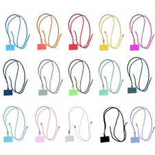 Adjustable Nylon Neck Strap Phone Tether Safety Strap for Smartphone