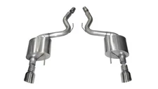 CORSA Performance 14326 3-inch Axle Back Exhaust for Ford Mustang 2015-2017