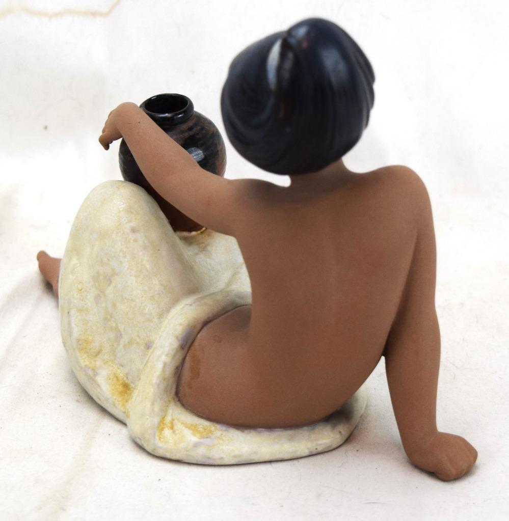 Lladro Leticia Partial Nude Woman With Vase/Pot MINT | eBay