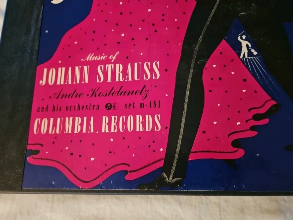 1940's VTG Music Of Johann Strauss Columbia Records M-481 Set Of 78rpm VG+ - Image 2 of 4