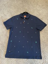 The Nike Polo Dri-FIT Large Navy with Golf Clubs, CI9771-451, Standard Fit 
