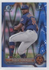 2022 Bowman Chrome Prospects Blue RayWave Refractor 81/150 Robert Dominguez 4a7