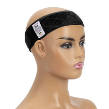 Gex Women'S Wig Grip Band, Adjustable Elastic Comfort Headband, Velvet Black Col