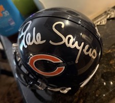 Dick Butkus, Gale Sayers And MikeGold Signed Bears Mini ~ Local COA.