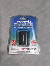 Digipower Rechargeable Replacement Battery NP-FV50 For Sony Video Camcorder NOS