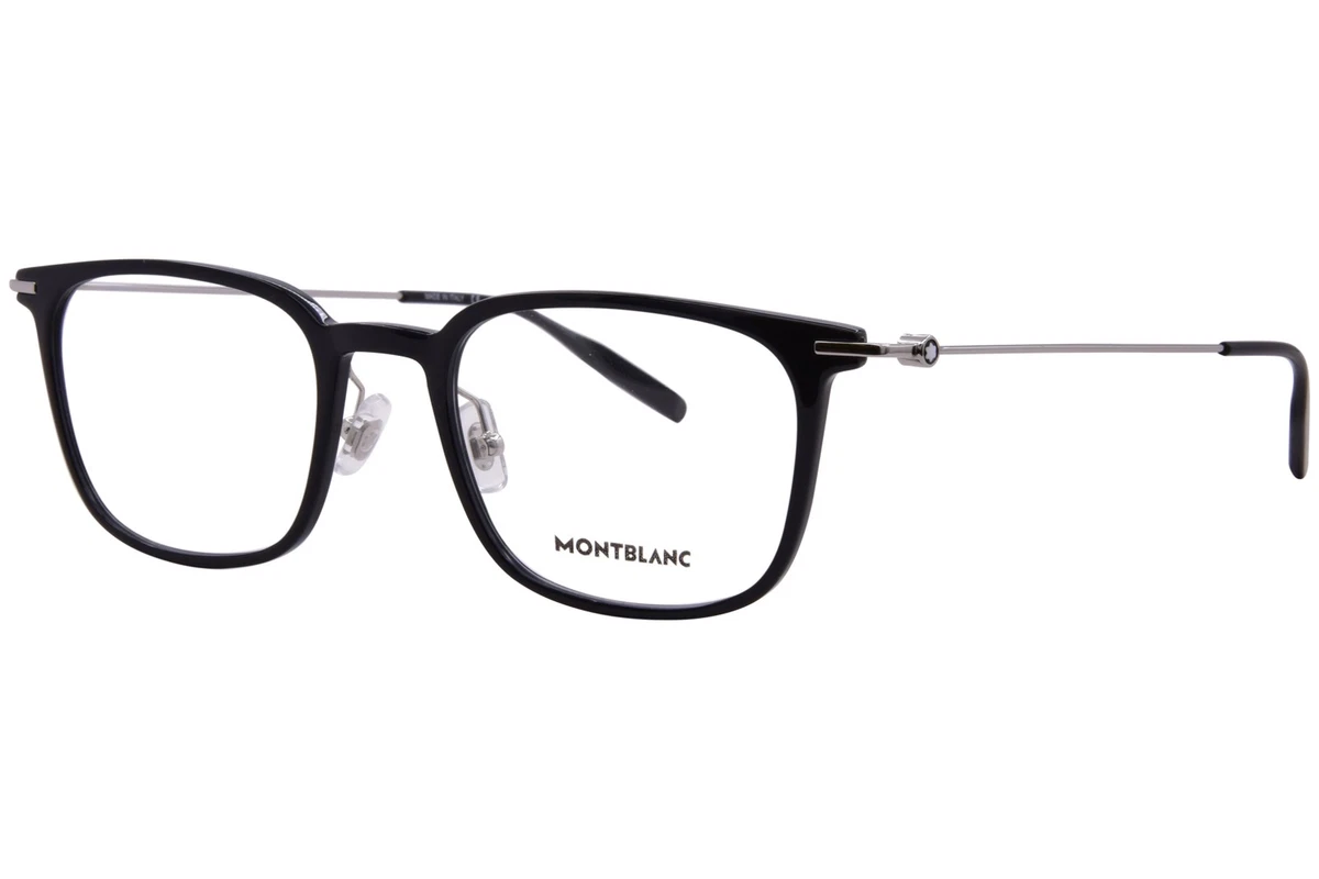 Montblanc MB0084OK 004 Rectangle Eyeglasses 55mm – Dark Ruthenium Montblanc Montblanc MB0034O 004 Eyeglasses Ruthenium 58mm  main image 2