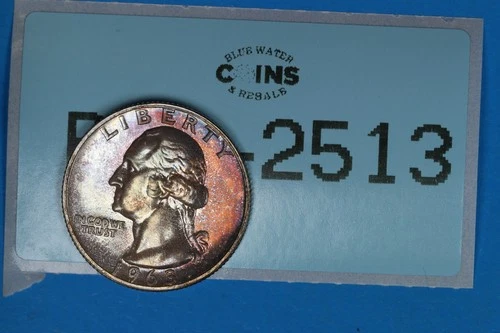 1963 25C WASHINGTON SILVER QUARTER DOLLAR PROOF RAW-2513