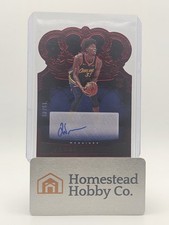 2020-21 Panini Crown Royale Rookie Red /49 James Wiseman #RCA-WIS Auto lz7