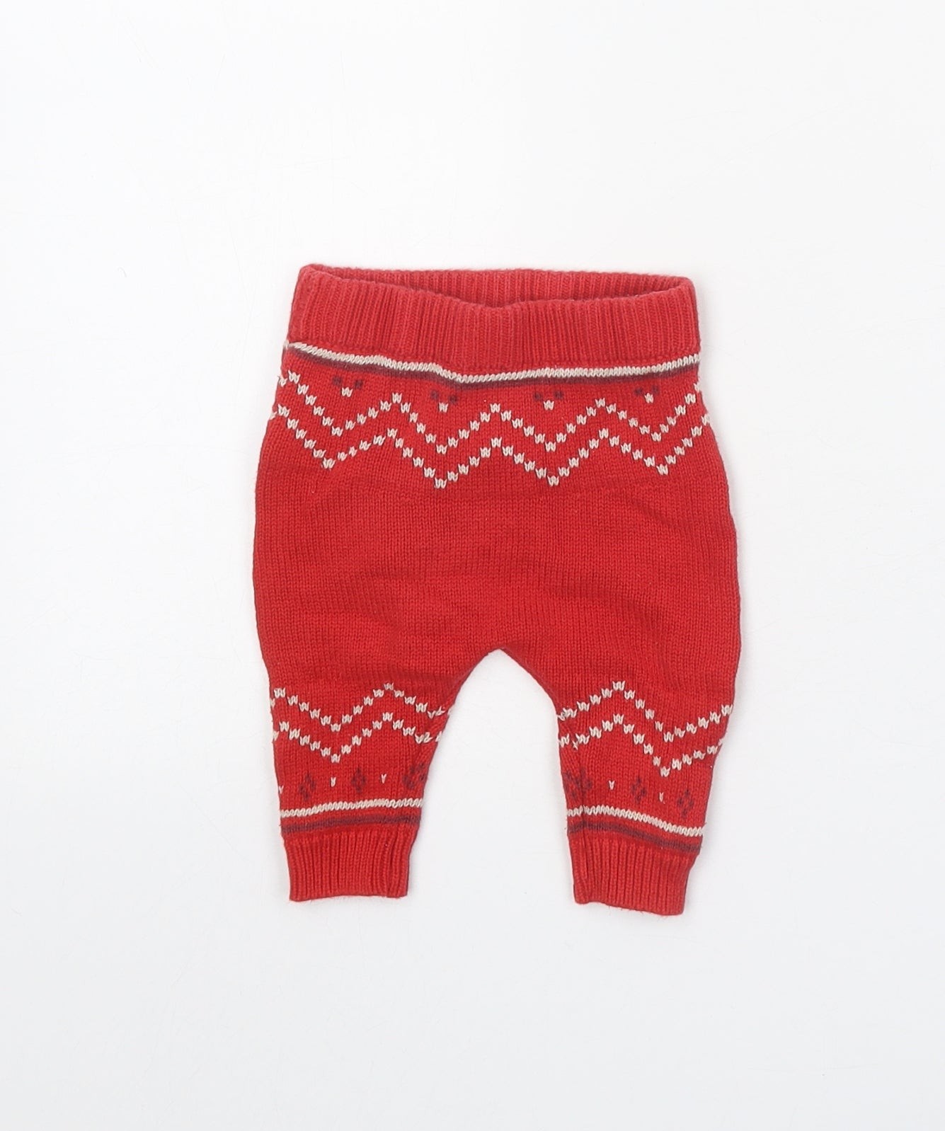 Baby UK Size 0-3 Months NEXT  Jogger Red Leggings