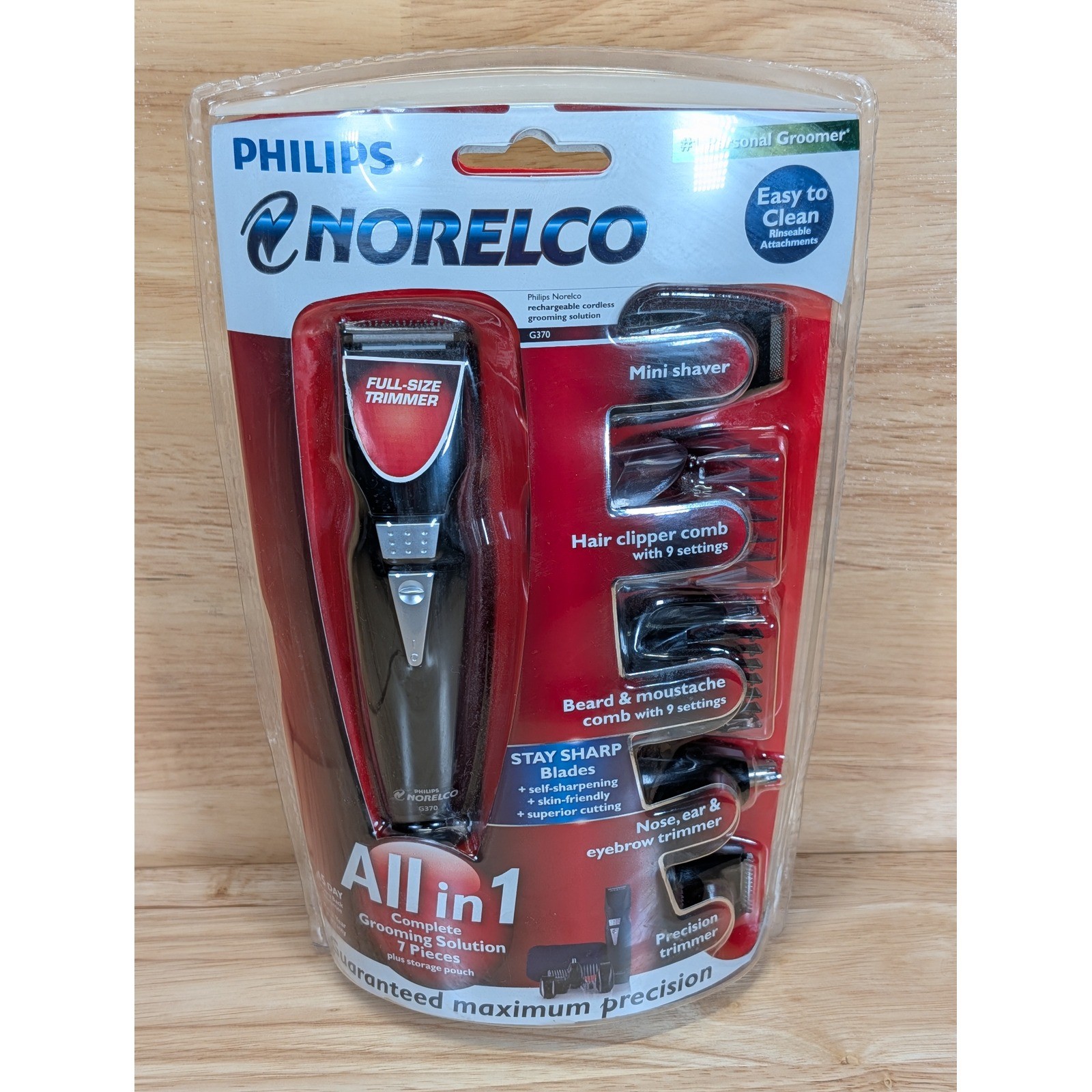 Philips Norelco G370 All-in-1 Rechargeable Cordless Grooming