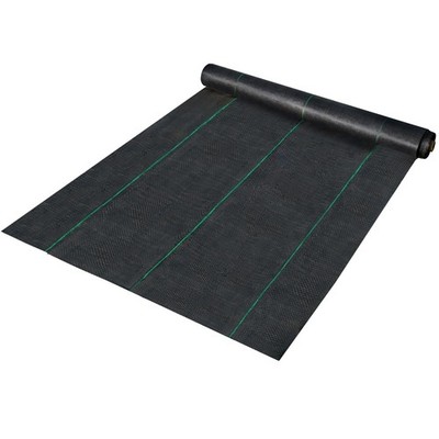 6x300 ft Heavy Duty PP Woven Weed Barrier Landscape Ground Cover 2.4Oz~H