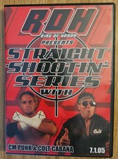 ROH Ring Of Honor Straight Shootin Series CM Punk & Colt Cabana RARE 2005 WWE