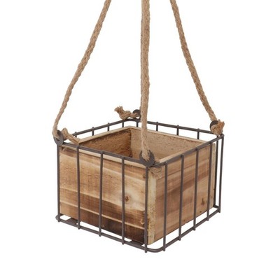 1 stück Nordic Holz Blumenhalter Hängende Arrangierkasten mit