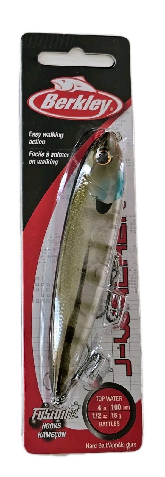 (Set of 5) Berkley J-Walker 100 Topwater Lures 1/2 oz, 4" 5 Colors In Set New - Image 10