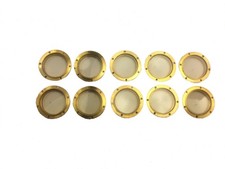 Caldercraft Brass Flanged Glazed Portholes (10) - 14mm Caldercraft Portholes