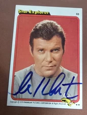 William Shatner Signed Autographed Star Trek Card 1979 Captain Kirk